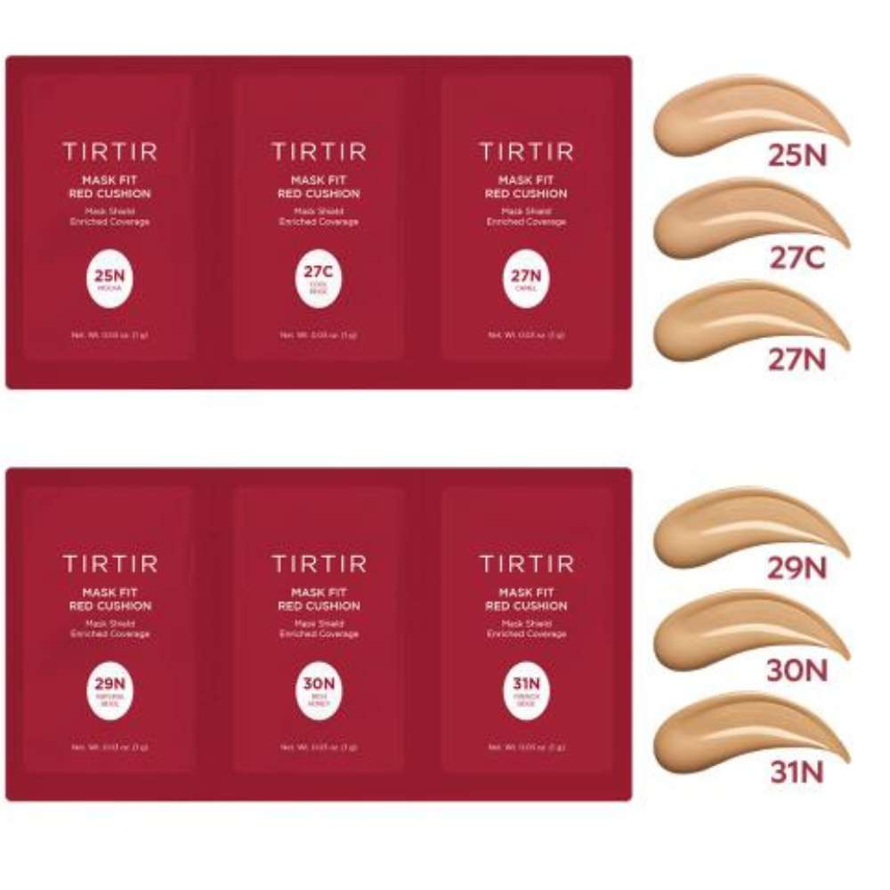 Mostre TirTir Mask Fit Red Cushion (6 culori/set)