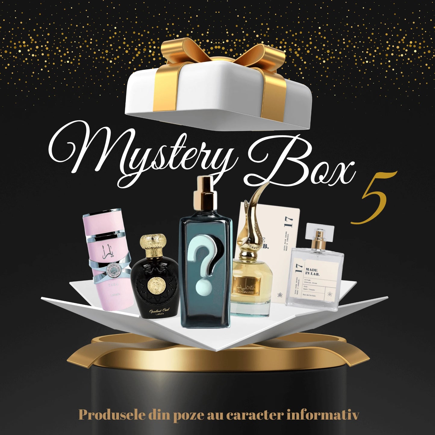 Mystery Box 5 – MIXT – Oferta 5 Parfumuri