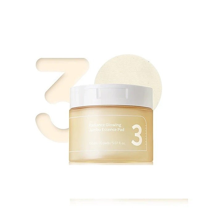 NO.3 RADIANCE GLOWING JUMBO ESSENCE PAD - Dischete Iuminatoare Pentru Fata