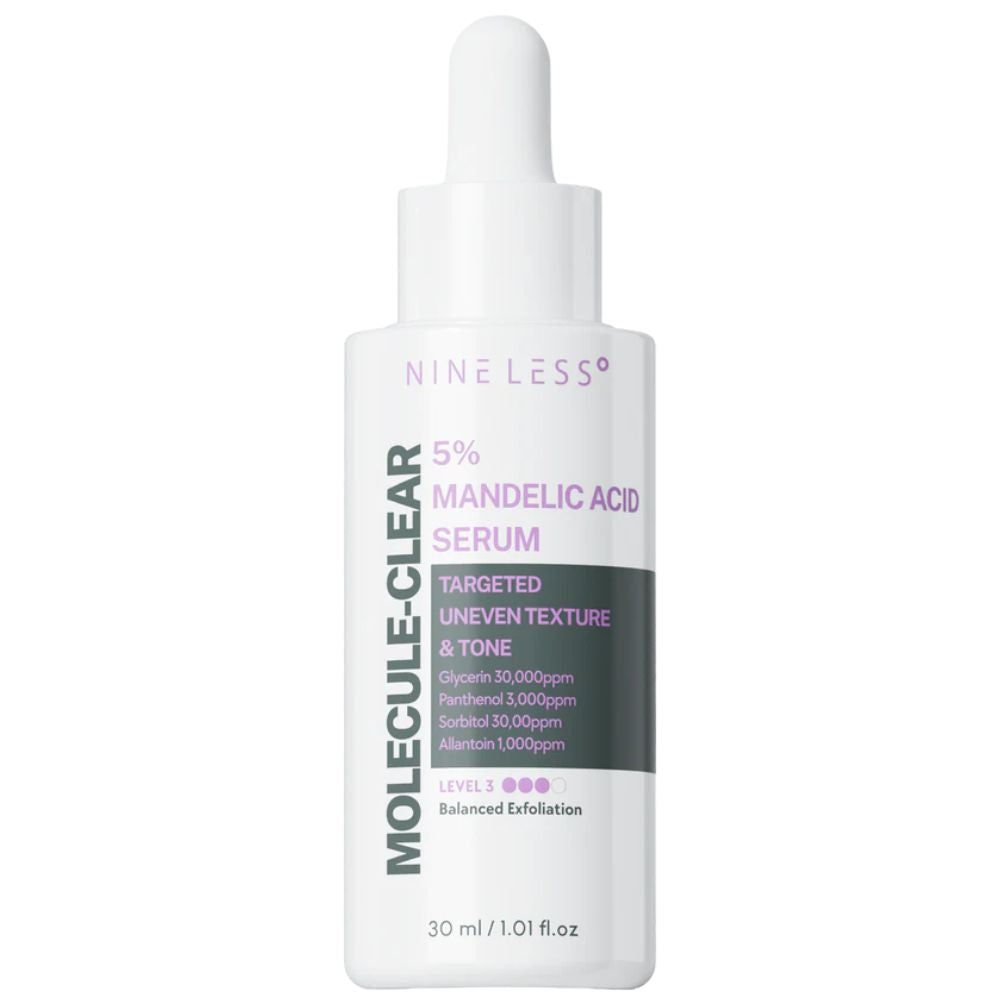 Nine Less Molecule-Clear 5% Mandelic Acid Serum, 30ml
