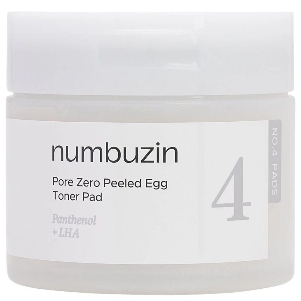 Numbuzin No.4 Pore Zero Peeled Egg Toner Pad, 70 buc