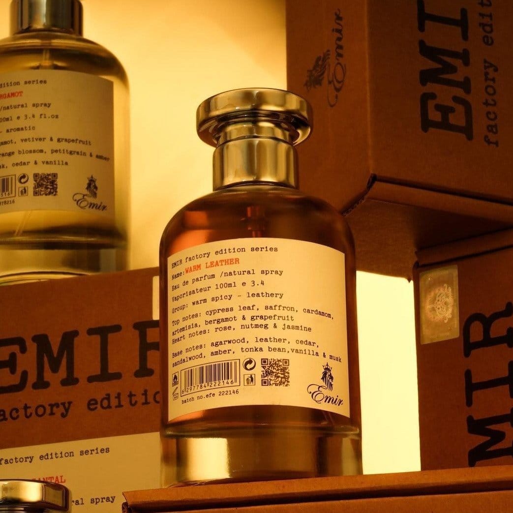 Apa de Parfum Emir, Warm Leather Factory Edition, Unisex, 100 ml