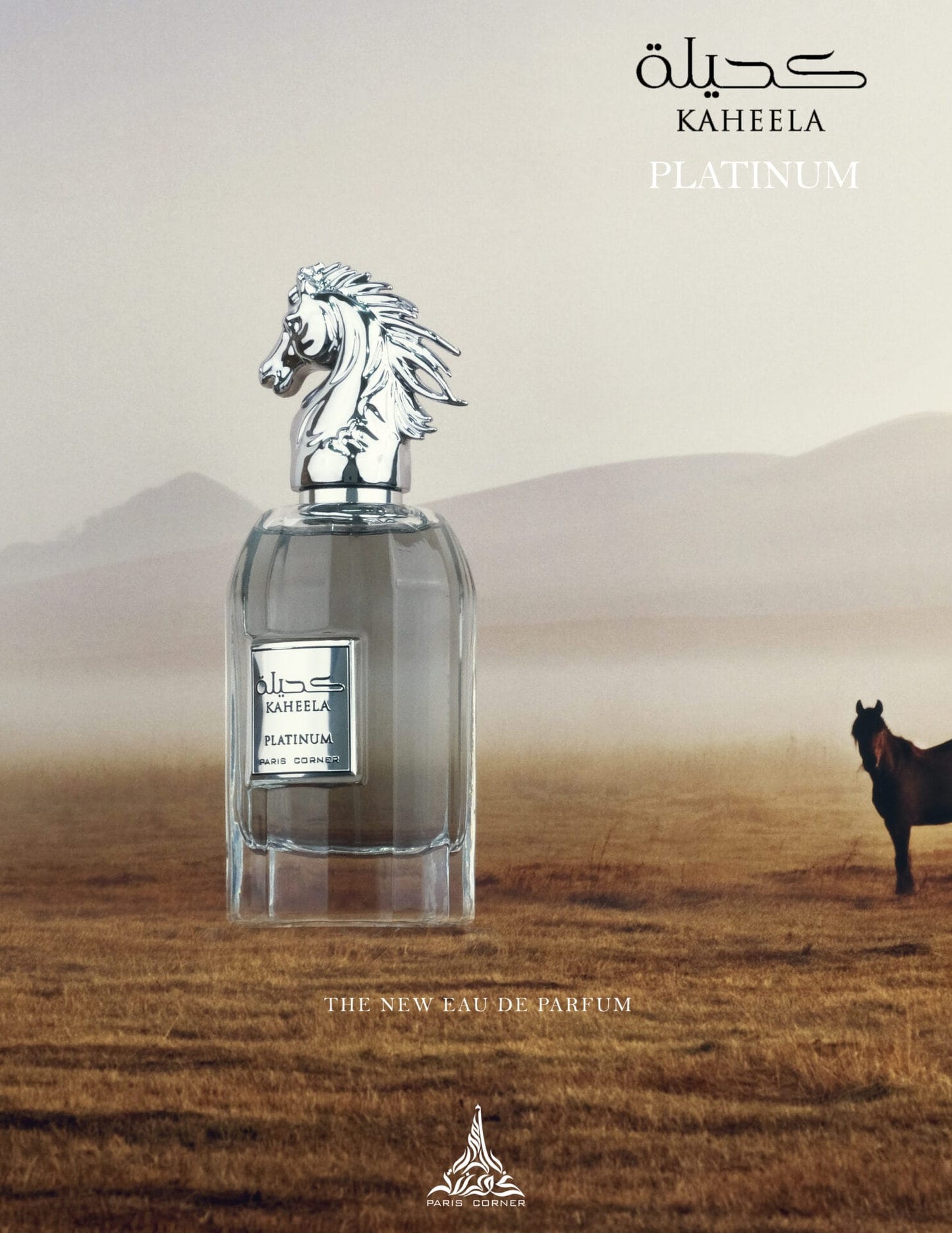 Apa de Parfum Kaheela Platinum, Barbati, 85 ml