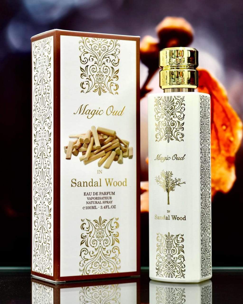 Apa de Parfum Magic Oud in Sandal Wood, Unisex, 100 ml
