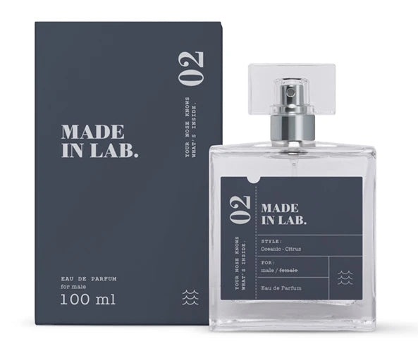 Apa de parfum Barbati Made in Lab No.02 – Inspirat din Armani Aqua Di Gio (100 ml)