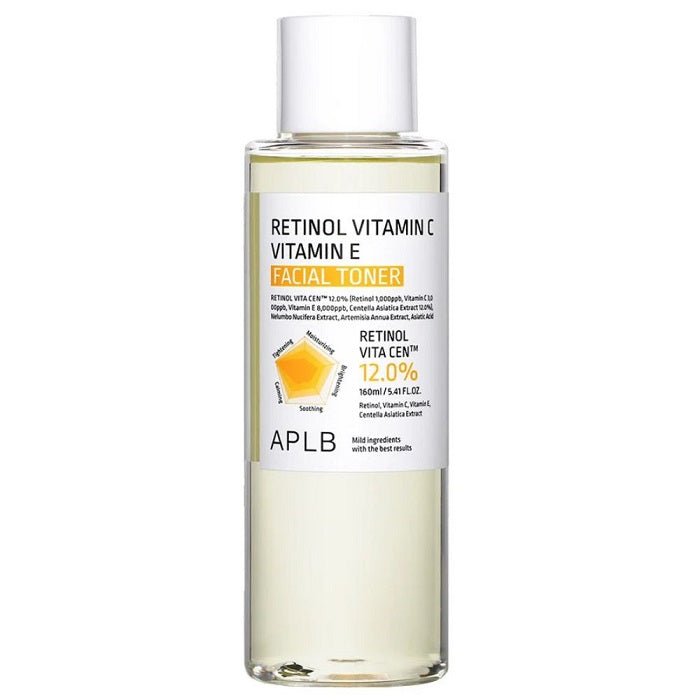 RETINOL VITAMIN C VITAMIN E FACIAL TONER - Lotiune Tonica Faciala Cu Retinol, Vitamina C Si Vitamina E