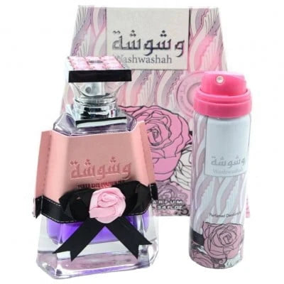 Washwashah Apa de Parfum 100ml + Deodorant Spray 50ml by Lattafa Perfumes 100 ml – Parfum arabesc original import Dubai