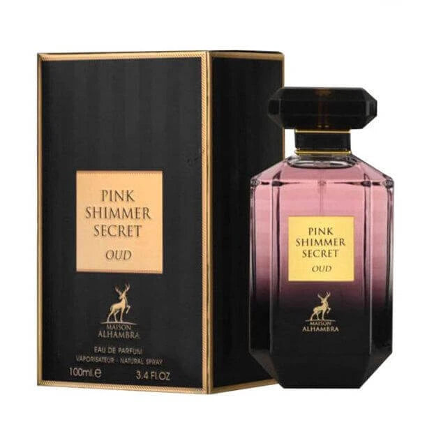 Pink Shimmer Secret Oud by Maison Alhambra – Parfum Arabesc Original Dubai inspirat din Victoria’S Secret Bombshell Oud