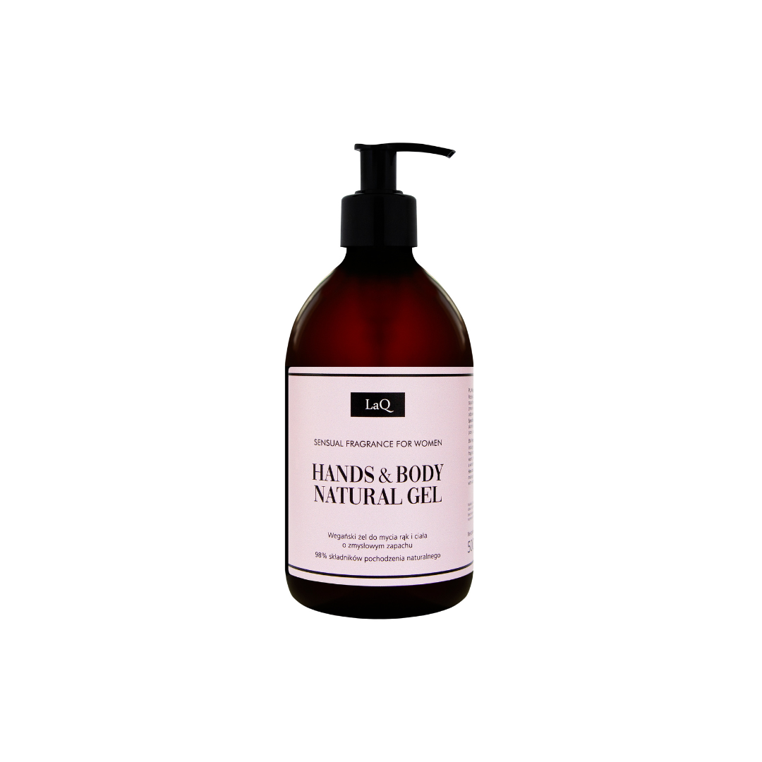Gel de dus pentru maini si corp cu aroma senzuala, 500 ml | LaQ