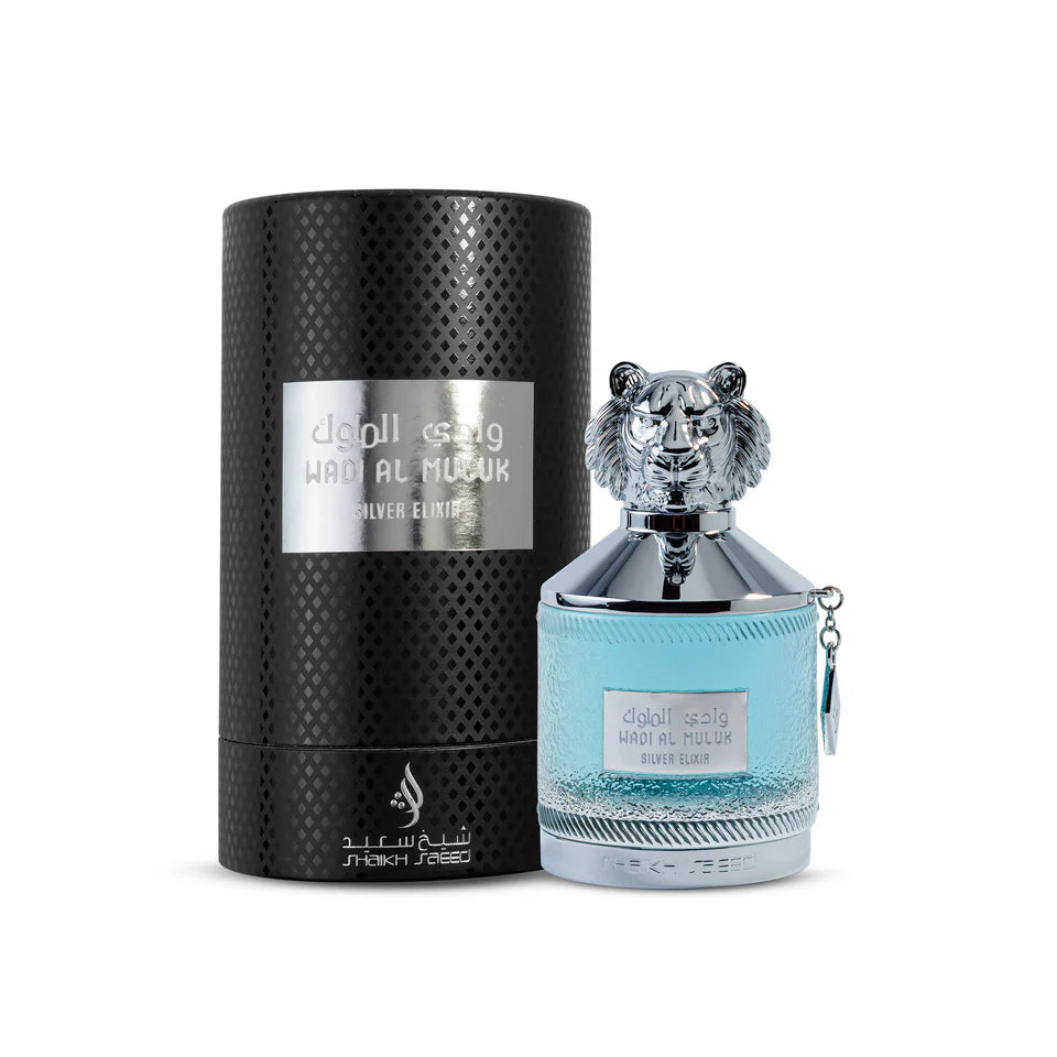 Apa de Parfum Shaikh Saeed Wadi Al Muluk Silver Elixir, Barbati, 100 ml