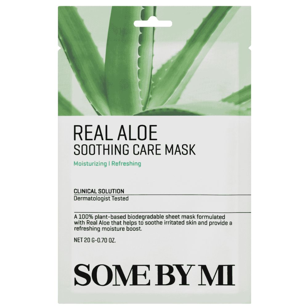 Somebymi Real Aloe Soothing Care Mask, 20g