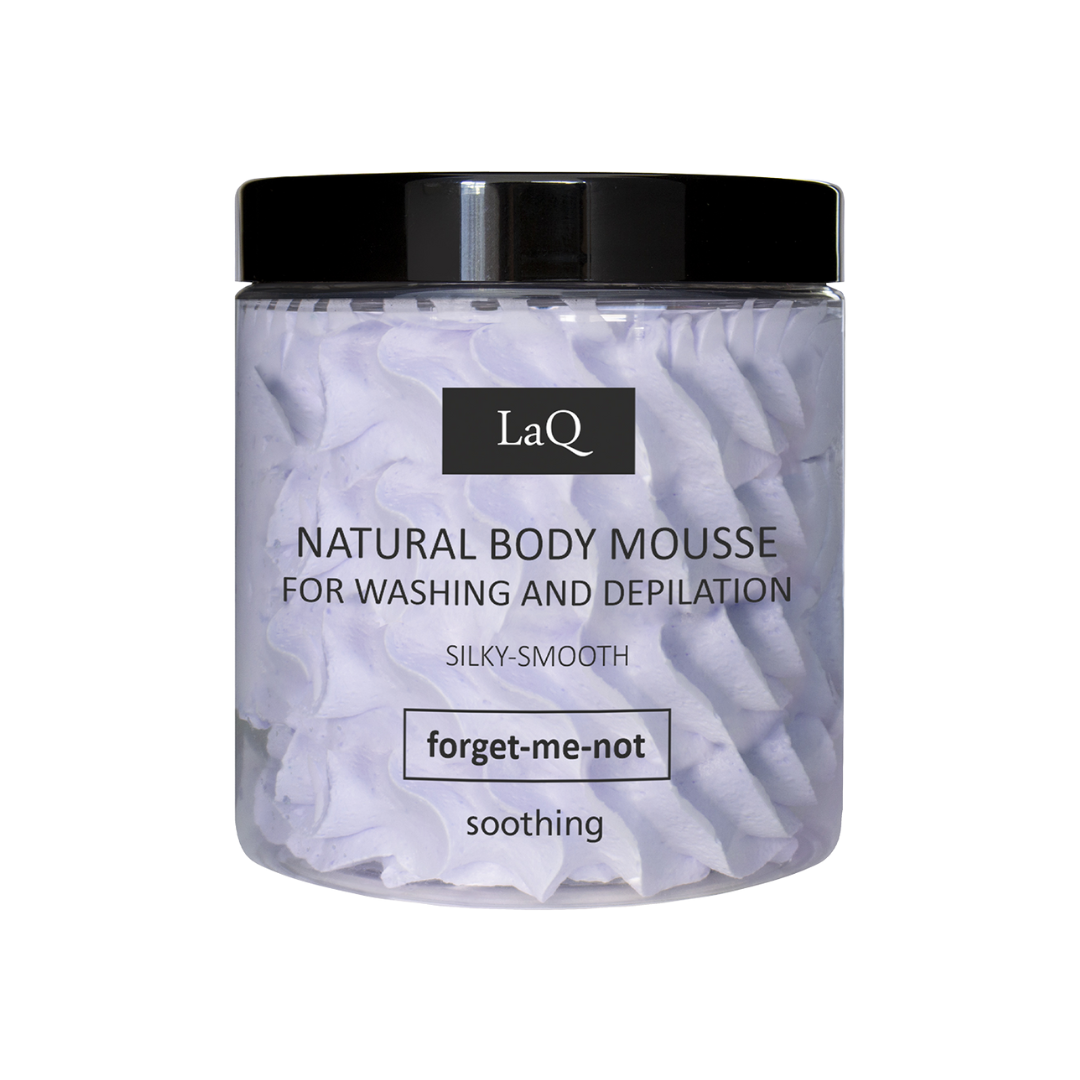 Spuma pentru curatarea corpului si epilare FLOARE DE NU-MA-UITA, 100g | LaQ