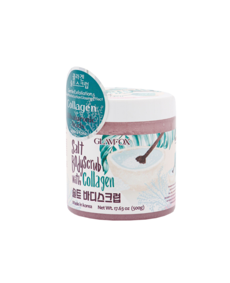 Scrub corporal de pe baza de sare cu colagen, 500g | Glamfox