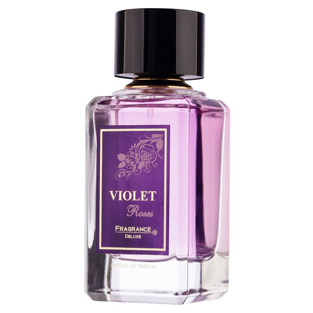 Extrait de Parfum Violet Roses, Fragrance Deluxe, Femei – 100ml