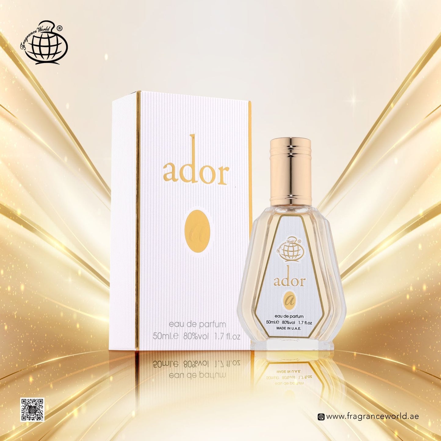 Apa de Parfum Fragrance World, Ador, Femei, 50 ml