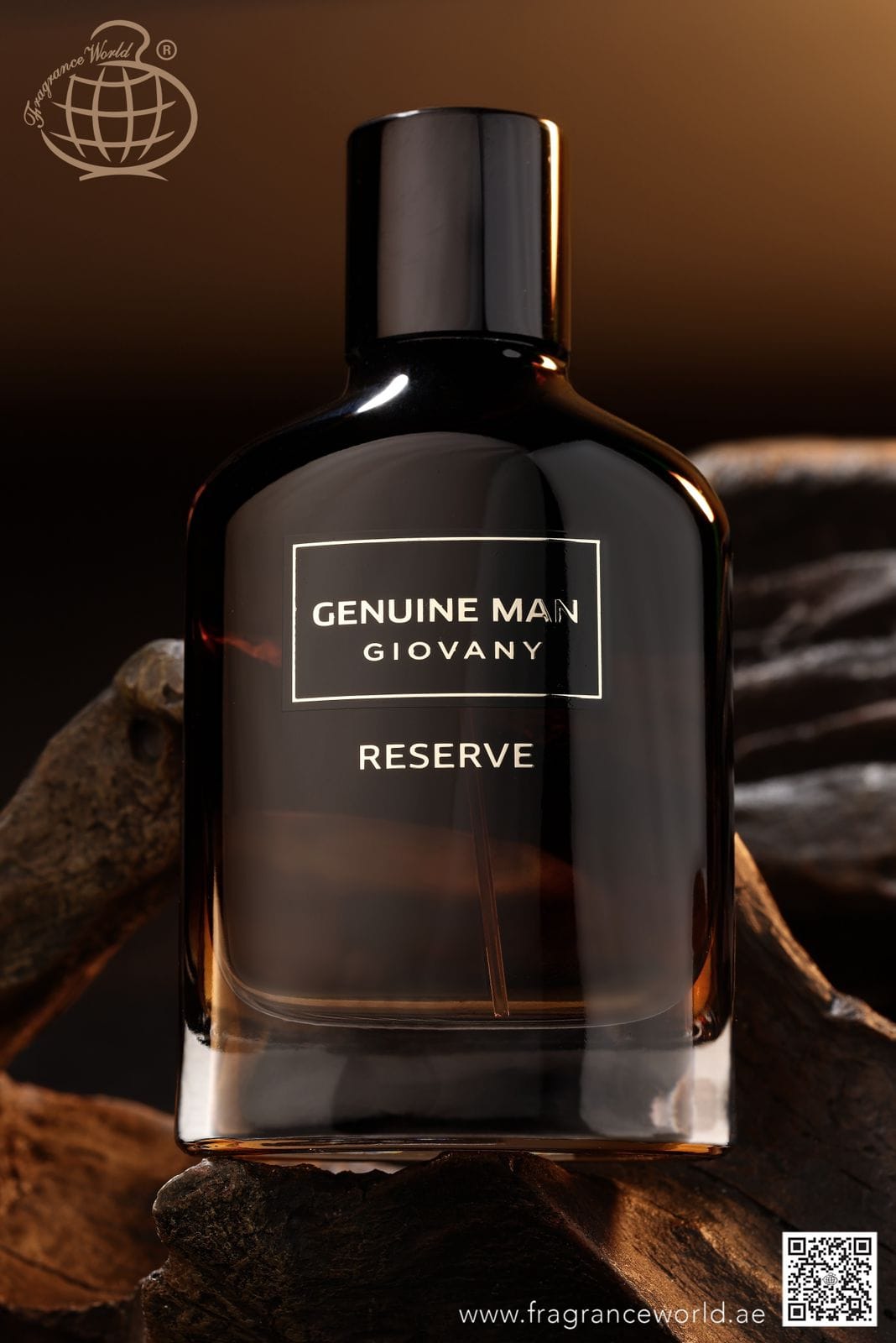 Apa de Parfum Genuine Man Giovany Reserve by Fragrance World, Barbati, 100 ml