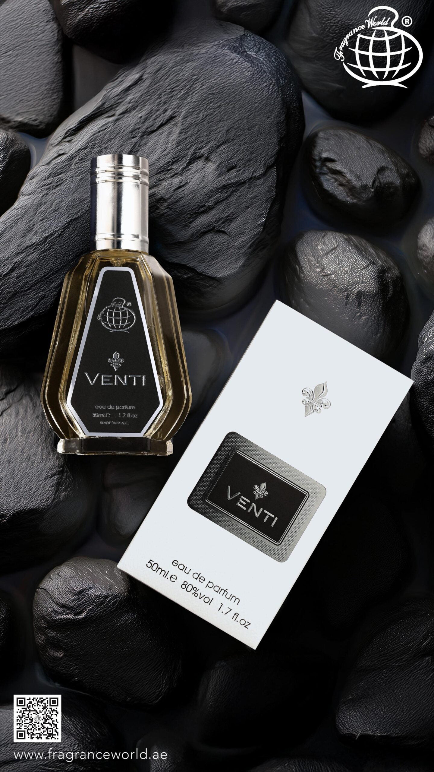 Apa de Parfum Venti by Fragrance World, Barbati, 50 ml