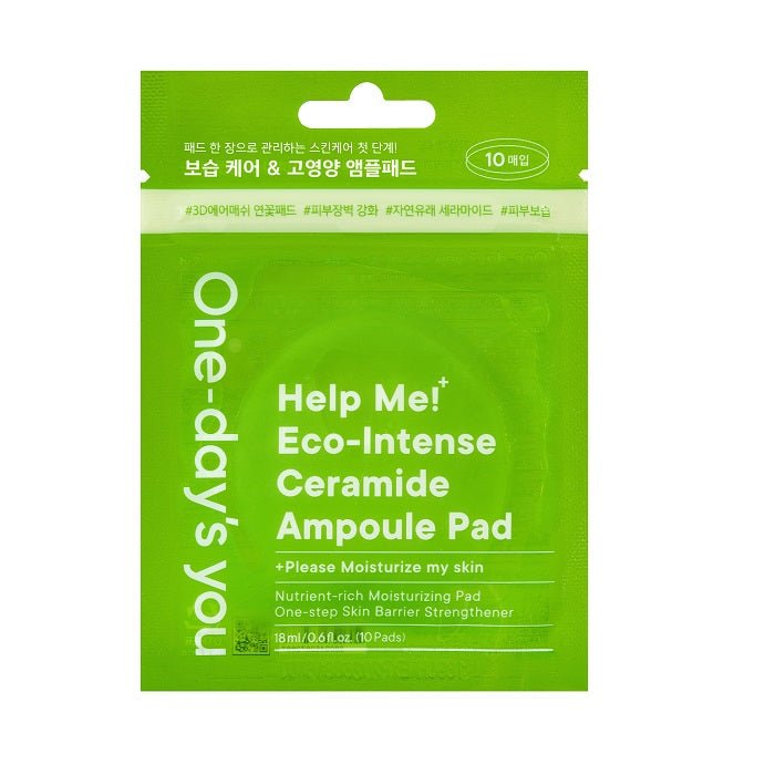 HELP ME ECO-INTENSE CERAMIDE AMPOULE PAD ZIPLOCK - Paduri Cu Ceramide Pentru Hidratare