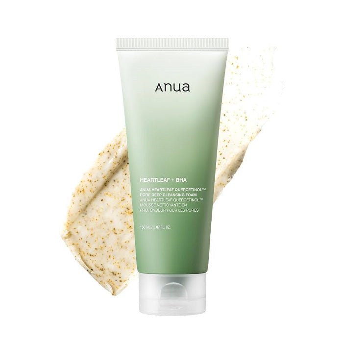 HEARTLEAF QUERCETINOL PORE DEEP CLEANSING FOAM - Spuma De Curatare Pentru Ten Acneic