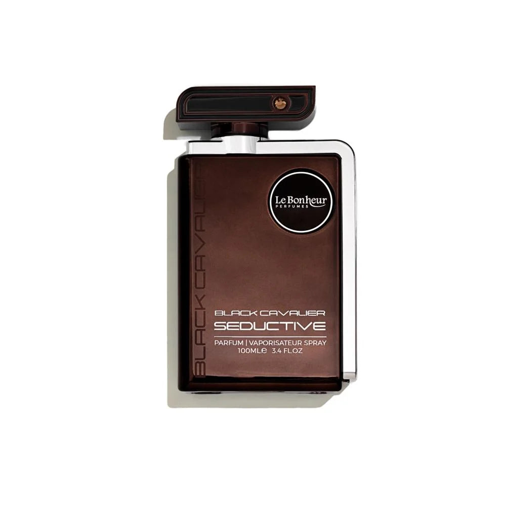 Apa de Parfum Black Cavalier Seductive by Le Bonheur, Unisex, 100 ml