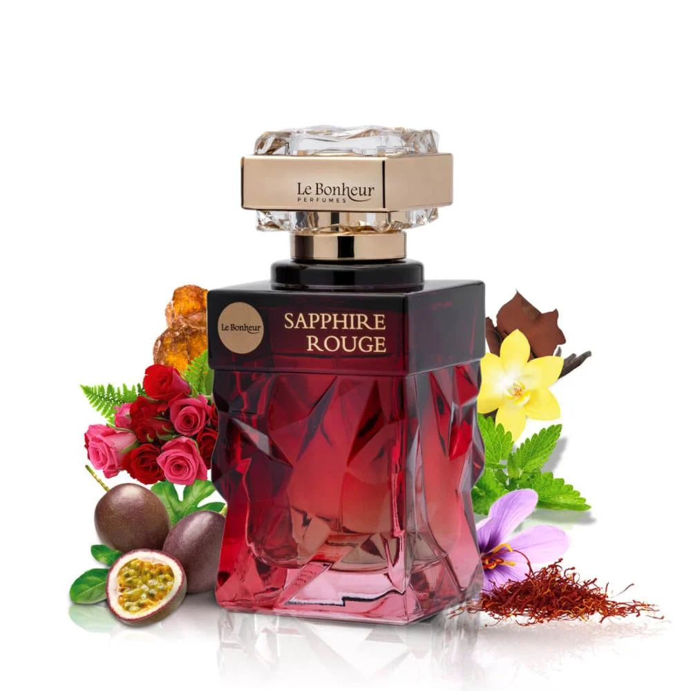Apa de Parfum Sapphire Rouge by Le Bonheur, Femei, 100 ml