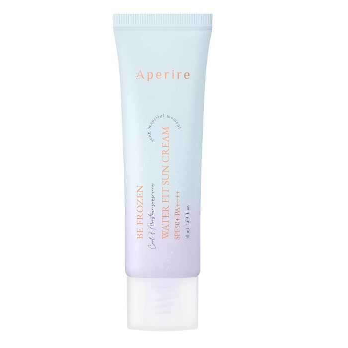 BE FROZEN WATER FIT SUN CREAM SPF50+ - Crema Solara SPF50+ Pentru Fata Hidratanta Fara Film Alb