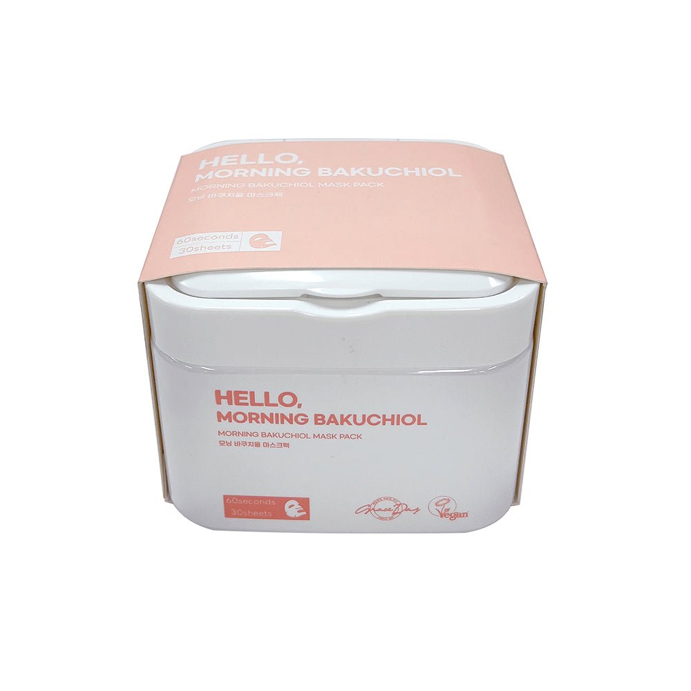 MORNING BAKUCHIOL MASK PACK - Set 30 De Masti Cu Bakuchiol Anti Imbatranire