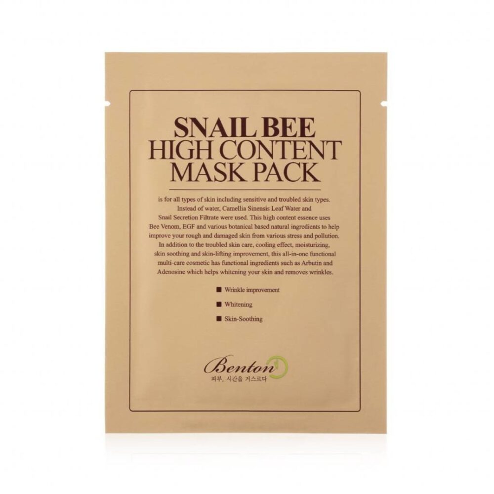 Benton Snail Bee High Content Mask