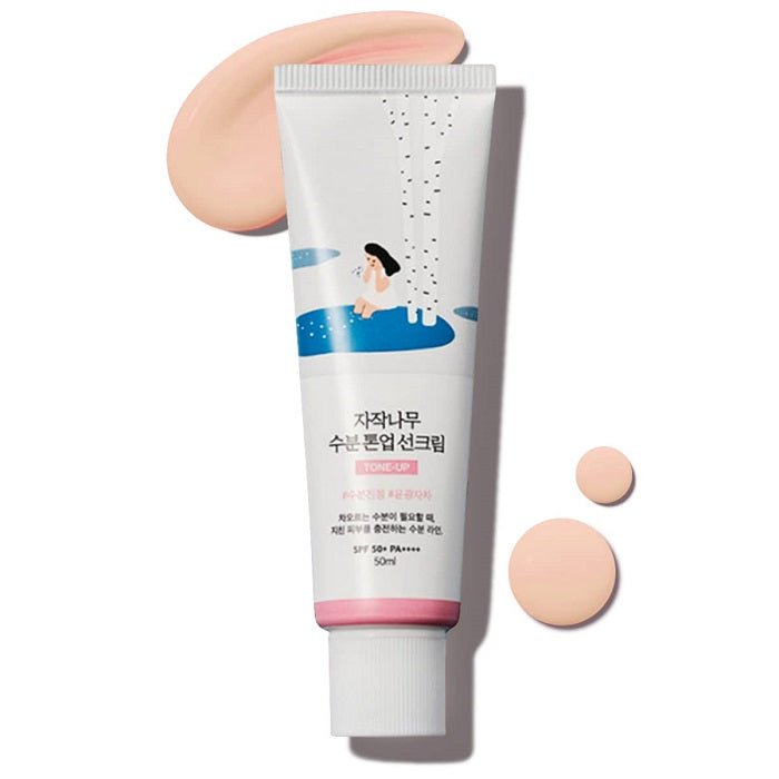 BIRCH MOISTURE TONE-UP SUNSCREEN SPF50+ PA++++ - Crema De Protectie Solara Colorata SPF50