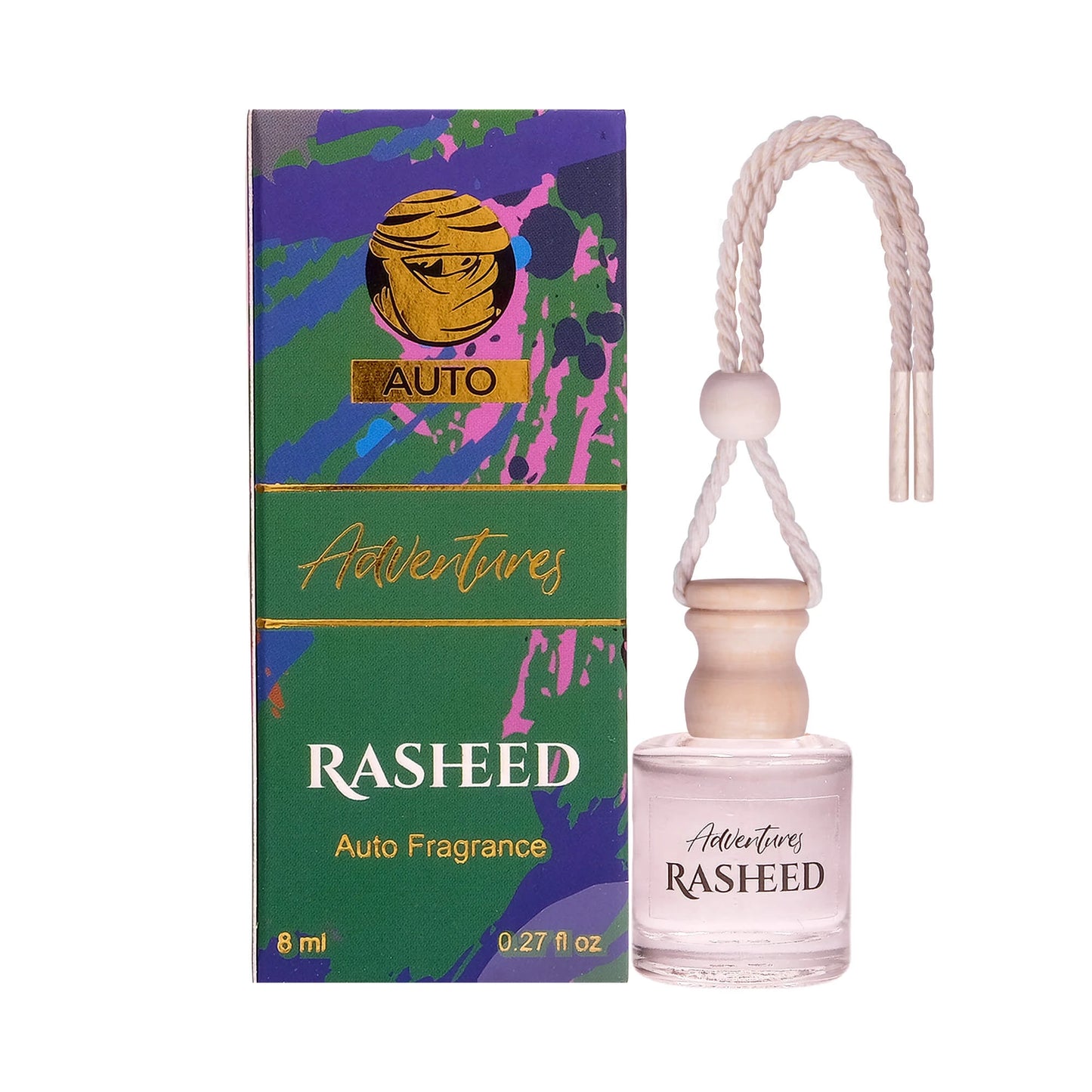 Odorizant auto Rasheed Adventures 8 ml Inspirat din Creed – Aventus (PROMO)