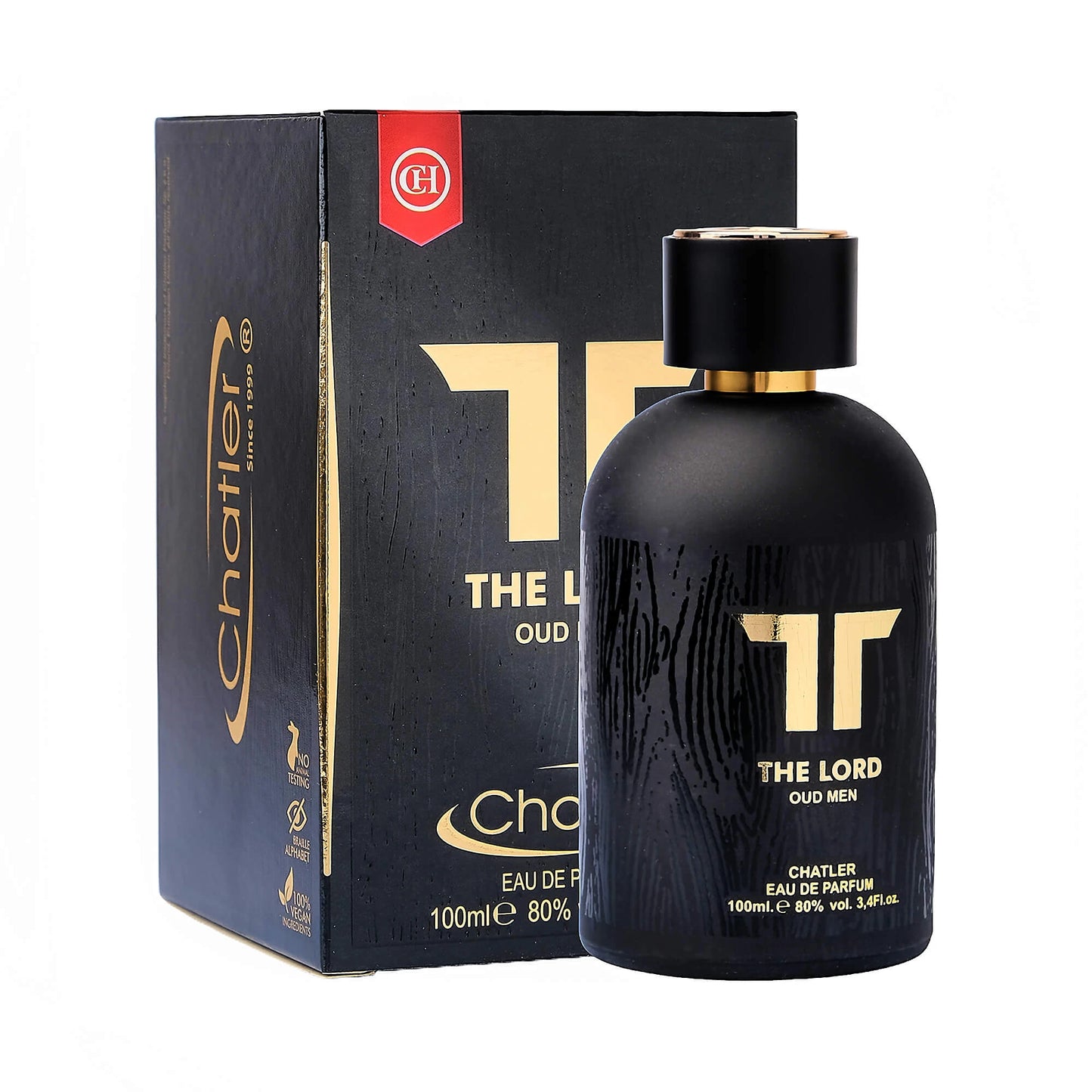 Apa de parfum Chatler – The Lord Oud Men 100 ml – Inspirat din T.F. Oud Wood (specific for Middle East & Africa)
