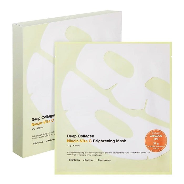 DEEP COLLAGEN NIACIN VITA C BRIGHTENING MASK - Masca Tip Gel Pentru Elasticitate Si Uniformizare