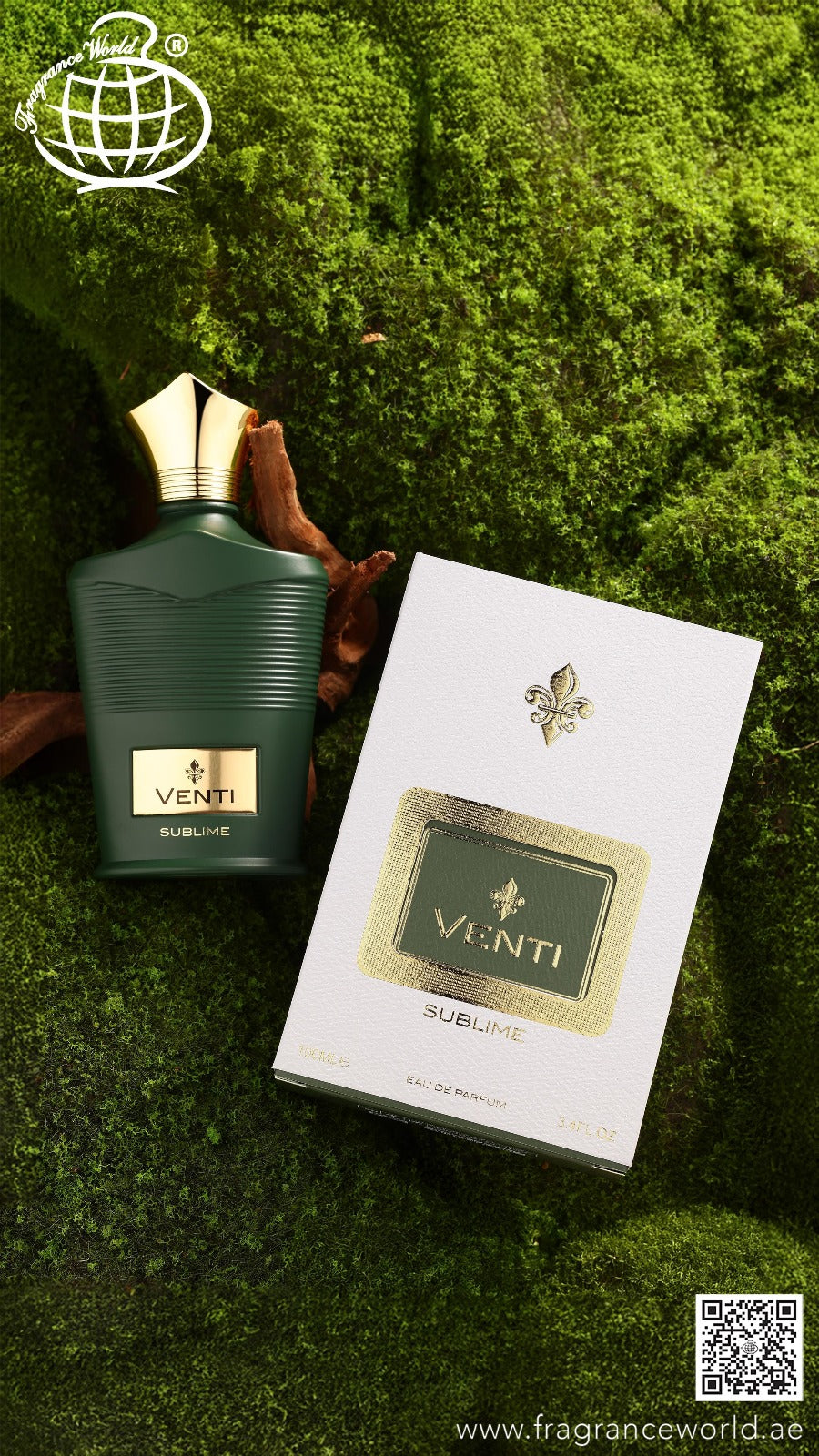 Apa de Parfum Venti Sublime by Fragrance World, Unisex, 100 ml