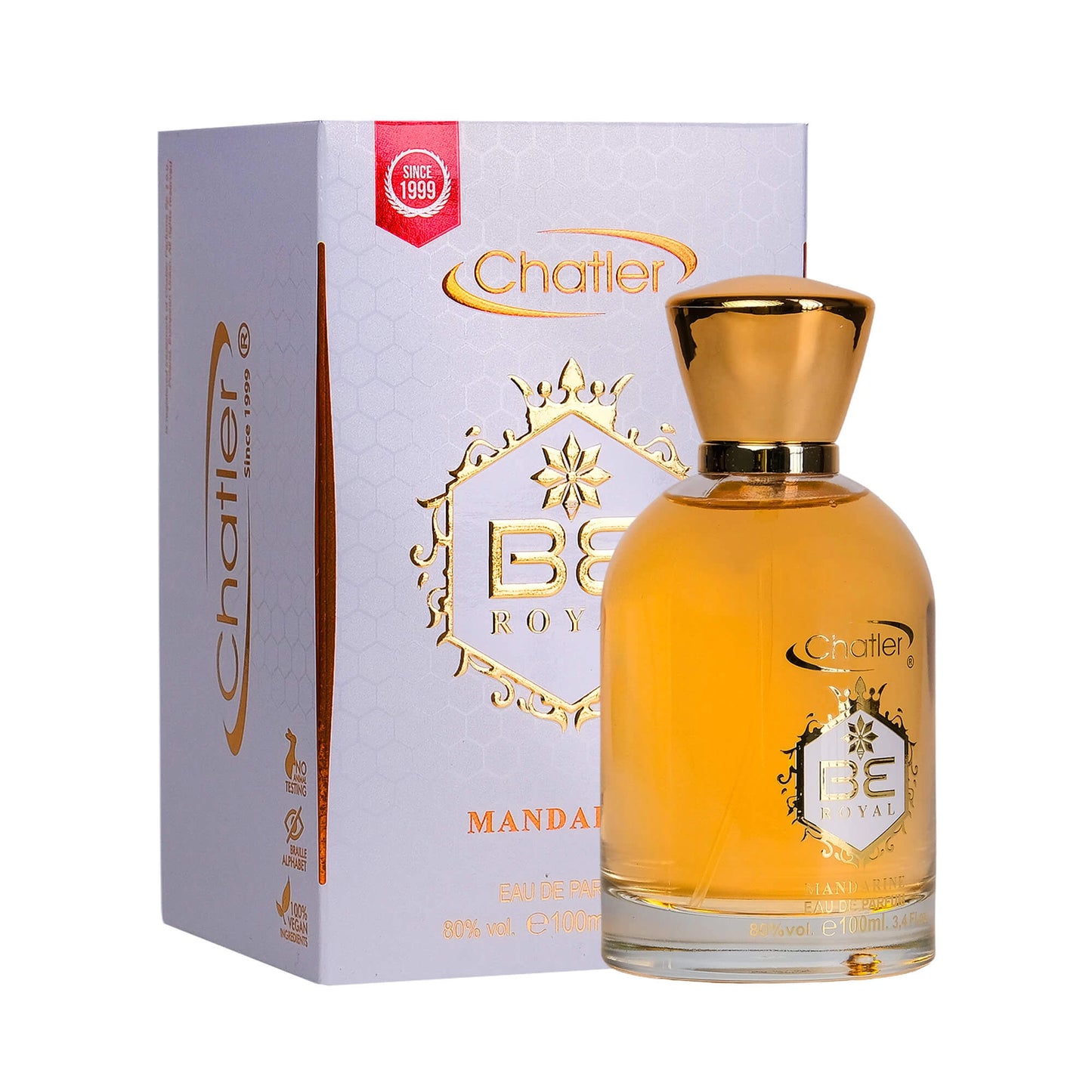 Apa de parfum Chatler – Be Royal Mandarine 100 ml – Inspirat din Guer. Aqua Allegoria Mandarine Basilic