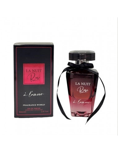 Apa de Parfum La Nuit Rose a L`amour by Fragrance World, Femei, 100 ml