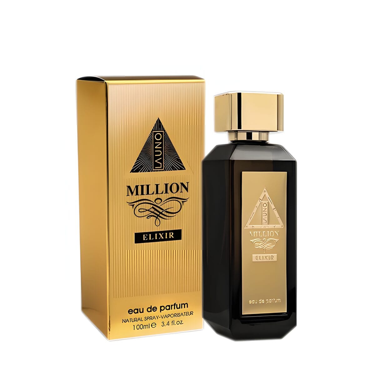 Apa de Parfum Fragrance World, La Uno Million Elixir, Barbati, 100 ml