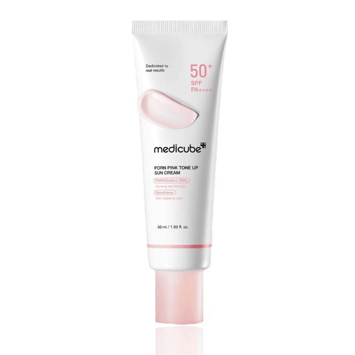 PDRN PINK TONE UP SUN CREAM - Crema De Protectie Solara Cu Efect Tone-Up Roz Si PDRN