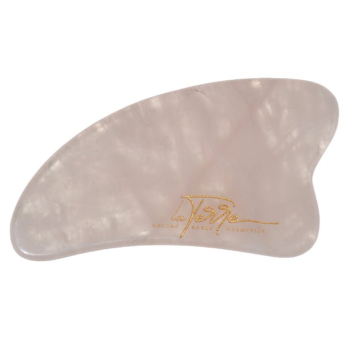 GUA SHA - Piatra Naturala Gua Sha Din Quartz Roz