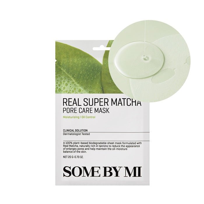 REAL SUPER MATCHA PORE CARE MASK - Masca Tip Servetel Pentru Diminuarea Porilor