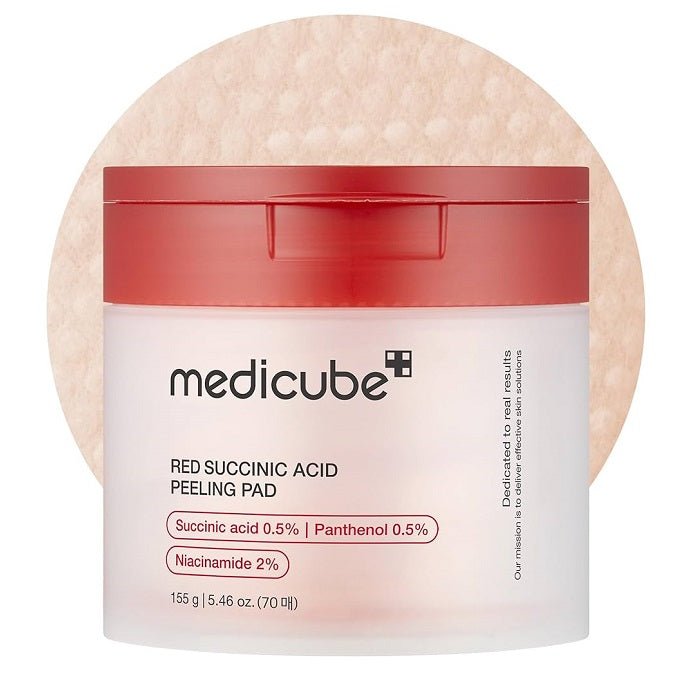 RED SUCCINIC ACID PEELING - Dischete Faciale Exfoliante