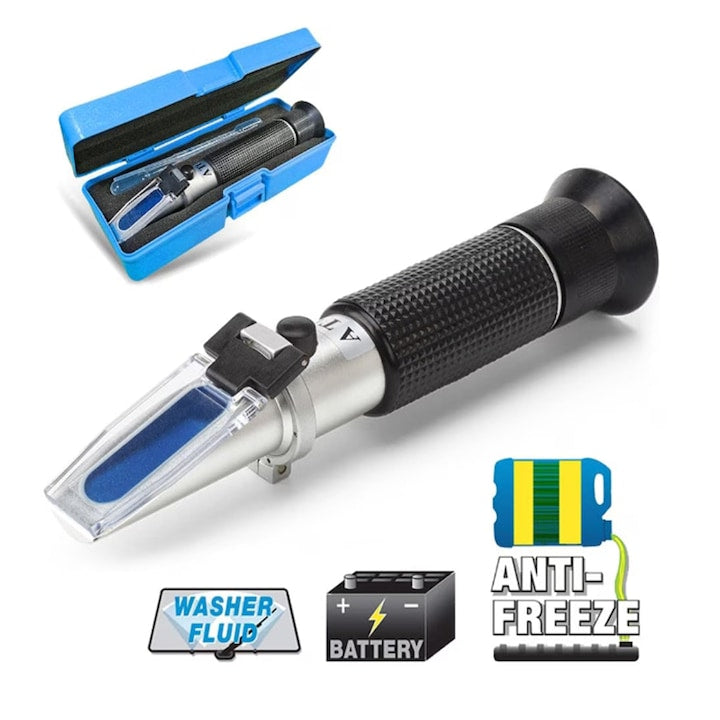 Anti-freeze Tester ZOUN, For automotive fluids, battery acid and windshield washer fluid, high clarity, easy to use, adjustable, non-slip handle