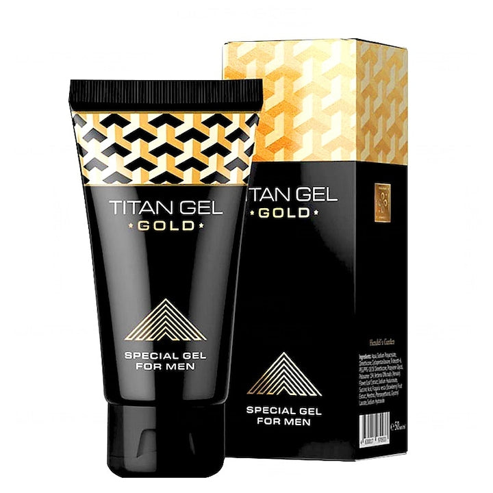 Gel potenta Titan Gel Gold pentru marire zona genitala 50 ml