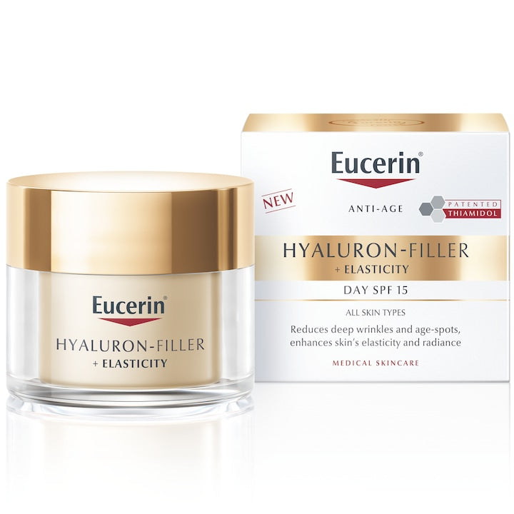 Crema de zi Eucerin Hyaluron-Filler + Elasticity SPF15 50ml