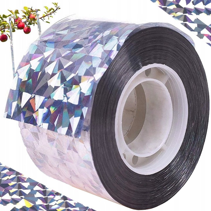 Banda holograma pentru anti-pasari 5 cm x 50 m