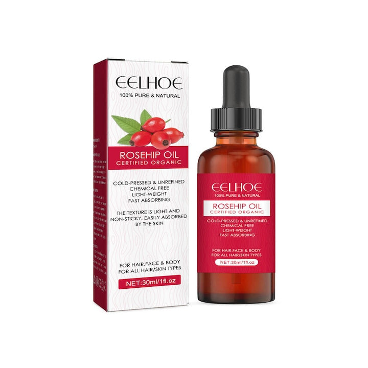 Eelhoe Rose Fruit Ulei Esential Facial Se Estompeaza Linii Fine ingheteste Reparatii inmoaie Hidrataza Albeste Hraneste Ulei De ingrijire a Pielii