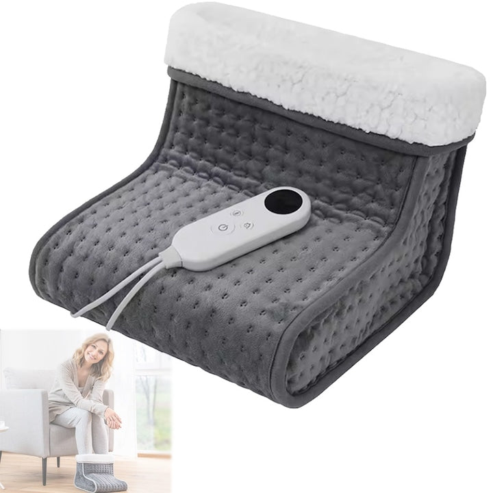 Incalzitor electric de picioare 5 trepte de incalzire consum energie maxim 100 W protectie la supraincalzire Gri