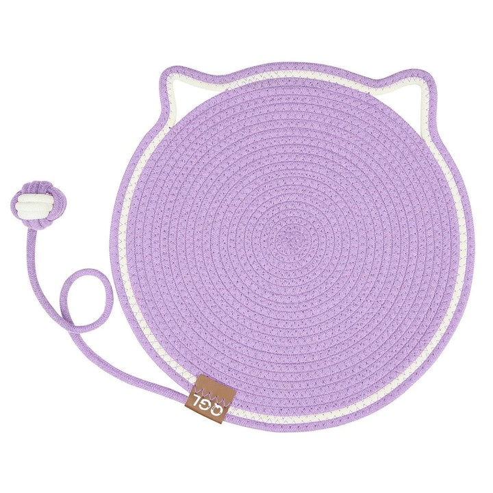 Saltea de zgariat pentru pisici Natural rotund 50x50cm