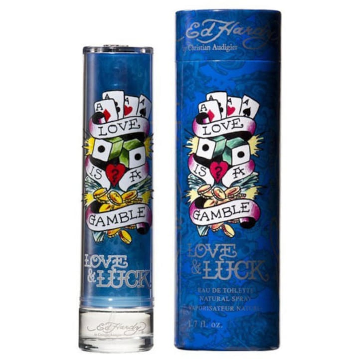 Apa de Toaleta Christian Audigier ED Hardy Love and Luck Barbati 100ml