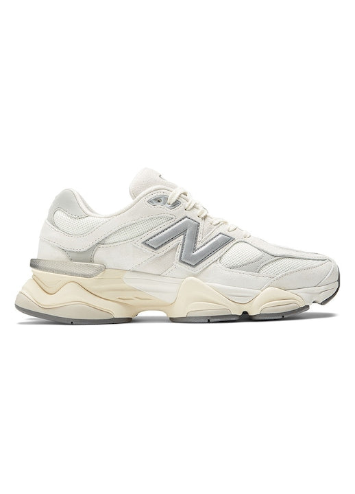 New Balance - 9060 Leather-Trimmed Sneakers White 12 installments with 0% interest