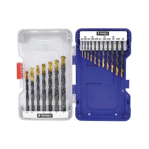 Set burghie pentru metal HSS SteamTiN 2 0-10 0 mm/18pcs ( 2 2.5 3 3.3. 3.5 4 4.2 4.5 5 5.5 6 6 5 6.8 7 8 8.5 9 10 ) Ranger 531 ST
